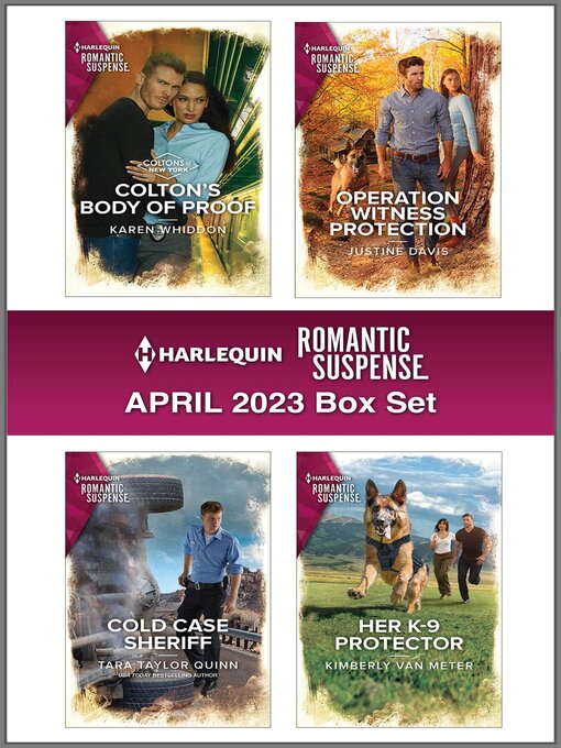 Cover image for Harlequin Romantic Suspense April 2023--Box Set